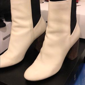 Dolce Vita white mini boots